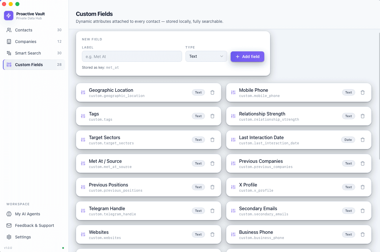 Custom Fields